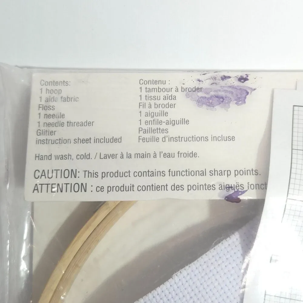 She Inspires Us Cross Stitch Kit Together Embroidery Hoop 9 Inch